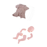 Maxbell 20inch Unpainted Reborn Full Limb Mold & Cloth Body Baby Supplies DIY Decor