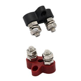 Maxbell Red & Black Junction Block Power Post Set Insulated Terminal Stud M8