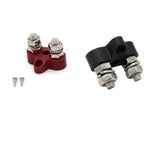 Maxbell Red & Black Junction Block Power Post Set Insulated Terminal Stud M8