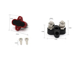 Maxbell Red & Black Junction Block Power Post Set Insulated Terminal Stud M8