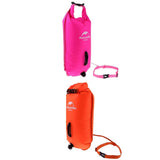 Maxbell 2 Pieces High Visibility Inflatable   Bag Safety Pool Swim Buoy Tow Float