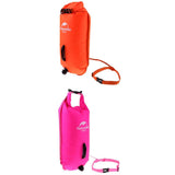 Maxbell 2 Pieces High Visibility Inflatable   Bag Safety Pool Swim Buoy Tow Float