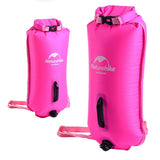 Maxbell 2 Pieces High Visibility Inflatable   Bag Safety Pool Swim Buoy Tow Float