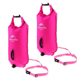 Maxbell 2Pieces High Visibility Inflatable Dry Bag Safety Swim Buoy Tow Float Fluo