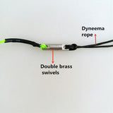 Maxbell Scuba Diving Finger Spool Reel 15m Line with Double Ended Bolt Snap +Whistle