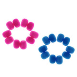 Maxbell 20 Pcs of Pack Mini Microphone Sponge Windscreen Mic Cover Shield Protection