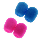 Maxbell 20 Pcs of Pack Mini Microphone Sponge Windscreen Mic Cover Shield Protection