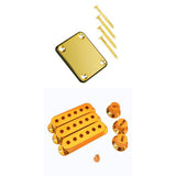 Maxbell Guitar Pickup Cover Knob Switch Tip + Neck Plate Screw for Electric Guitar