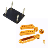 Maxbell Guitar Pickup Cover Knob Switch Tip + Neck Plate Screw for Electric Guitar