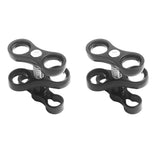 Maxbell 2 Pieces Underwater Diving Flashlight Torch Ball Join Connector Clamp Mount