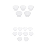 Maxbell 15 Pieces Silicone Resin Glue Tool Distribution Cup Jewelry Making Tools