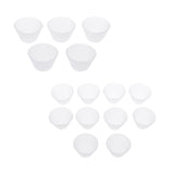 Maxbell 15 Pieces Silicone Resin Glue Tool Distribution Cup Jewelry Making Tools