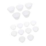 Maxbell 15 Pieces Silicone Resin Glue Tool Distribution Cup Jewelry Making Tools