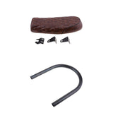 Maxbell Motorcycle Seat Frame Hoop Loop+Brat Diamond Flat Saddle Seat for Cafe Racer