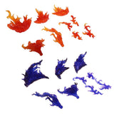 Maxbell 2 Pieces DIY Burning Flame Effect Action Figure Display Stand for