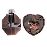 Maxbell 2 Pieces Puzzle Classic Metal Brain Teaser IQ Test Toy for Adults Children