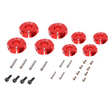 Maxbell 8 Pieces Wheel Hex Drive Hub Adapter Upgrade Parts for 1/10 RC Car 7mm 5mm
