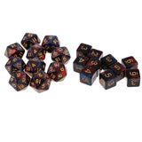 Maxbell 20 Pieces D6 Dice Polyhedral Dice for Dungeons and Dragons Table Games Gift