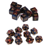 Maxbell 20 Pieces D6 Dice Polyhedral Dice for Dungeons and Dragons Table Games Gift