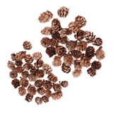 Maxbell 60 Pieces Mixed Natural Pine Cones Dried Table Ornament Home Decoration DIY
