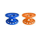 Maxbell 2pcs Lightweight Aluminum Alloy Scuba Diving Finger Reel Guide Line Spool