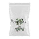 Maxbell 120Pcs Train Railway Scenery Layout Plastic Flower Trees Model Home Decor