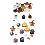 Maxbell 36 Pieces HALLOWEEN Resin Flatback Cabochons Embellishments DIY Phone Craft