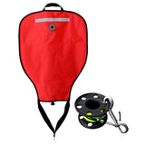 Maxbell Scuba Diving 50lbs Salvage Lift Bag with Dump Valve + 50m Finger Reel Spool
