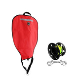 Maxbell Scuba Diving 50lbs Salvage Lift Bag with Dump Valve + 50m Finger Reel Spool