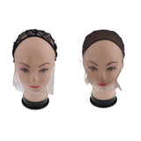 Maxbell Lace Cap for Making Weaving Hair Wigs Elastic Straps Hairnet Stretchable