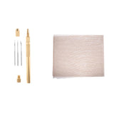 Maxbell Aluminum Crochet Hook Needles Lace Base for Beads Ring Dreadlock Wig Making
