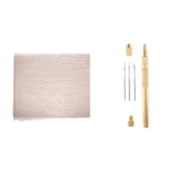 Maxbell Aluminum Crochet Hook Needles Lace Base for Beads Ring Dreadlock Wig Making