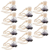 Maxbell 10pcs Empty Perfume Bottle Pendant Car Hanging Ornament Home Decor Flower