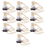 Maxbell 10pcs Empty Perfume Bottle Pendant Car Hanging Ornament Home Decor Flower