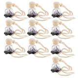 Maxbell 10pcs Empty Perfume Bottle Pendant Car Hanging Ornament Home Decor Flower
