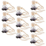 Maxbell 10pcs Empty Perfume Bottle Pendant Car Hanging Ornament Home Decor Flower