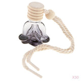 Maxbell 30pcs Empty Perfume Bottle Pendant Car Hanging Ornament Home Decor Flower