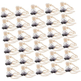Maxbell 30pcs Empty Perfume Bottle Pendant Car Hanging Ornament Home Decor Flower