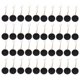 Maxbell 40pcs Mini Small Hanging Chalk Board Blackboard Memo Home Party Sign Packs