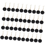 Maxbell 40pcs Mini Small Hanging Chalk Board Blackboard Memo Home Party Sign Packs
