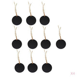 Maxbell 40pcs Mini Small Hanging Chalk Board Blackboard Memo Home Party Sign Packs
