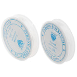 Maxbell 2 Pieces 10 Meters Clear Elastic Thread Cord For Jewelry Making 0.8mm 1.0mm