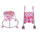 Maxbell Dollhouse Pink Simulation Trolley Toddler Chair Toy Furniture Room Items