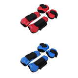 Maxbell 4 Pairs Horse Leg Boots Front Hind Leg Tendon Protect Equestrian