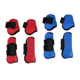 Maxbell 4 Pairs Horse Leg Boots Front Hind Leg Tendon Protect Equestrian