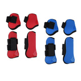 Maxbell 4 Pairs Horse Leg Boots Front Hind Leg Tendon Protect Equestrian