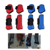 Maxbell 4 Pairs Horse Leg Boots Front Hind Leg Tendon Protect Equestrian