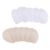 Maxbell 6Pairs Women Foam Inserts Breast Bra Pads Swimwear Bikini Pads