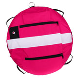 Maxbell Pink Freediving Buoy with Diver Flag for Diving, Spearfishing, Snorkeling