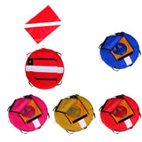 Maxbell Pink Freediving Buoy with Diver Flag for Diving, Spearfishing, Snorkeling